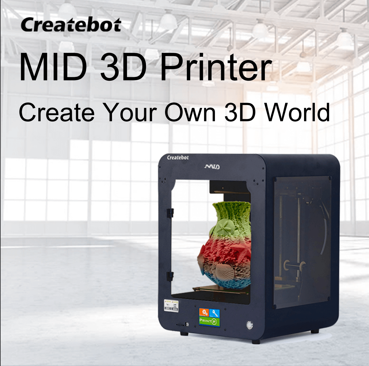 createbot mid 3d printer